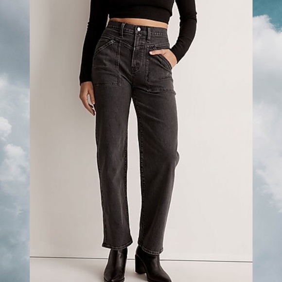 Madewell The Perfect Vintage Wide Leg Jean Size 25 - Picture 4 of 16